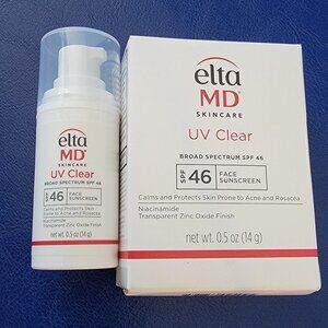 EltaMD UV Clear Broad Spectrum SPF 46 Face Sunscreen Exp 2028 NO Tint